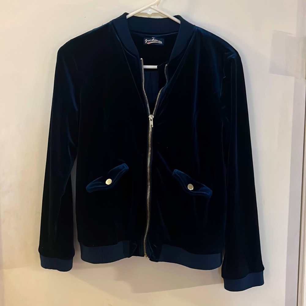 Freshman 1996 Blue Velvet jacket